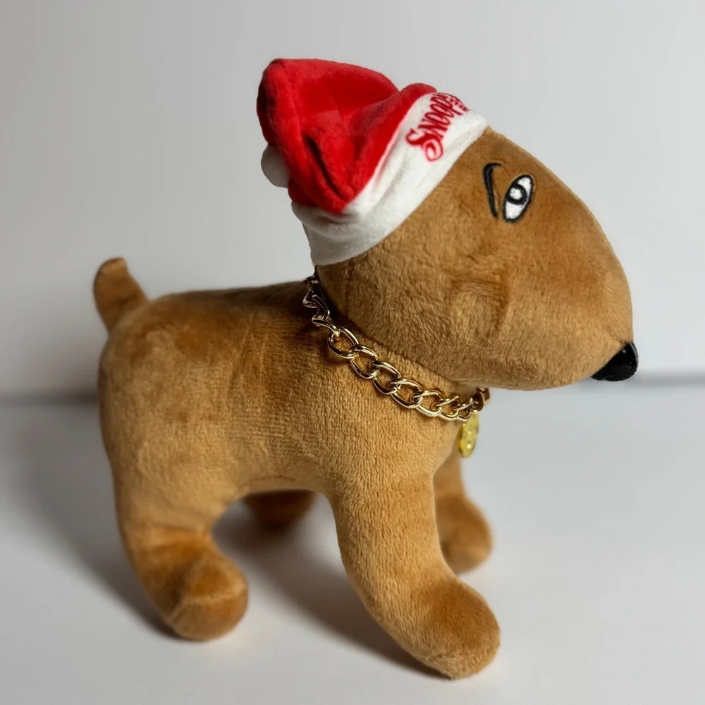 Snoop on the Stoop Dogg A Hood Tradition One Size‎ Dog with GOLD Chain Plush-NEW